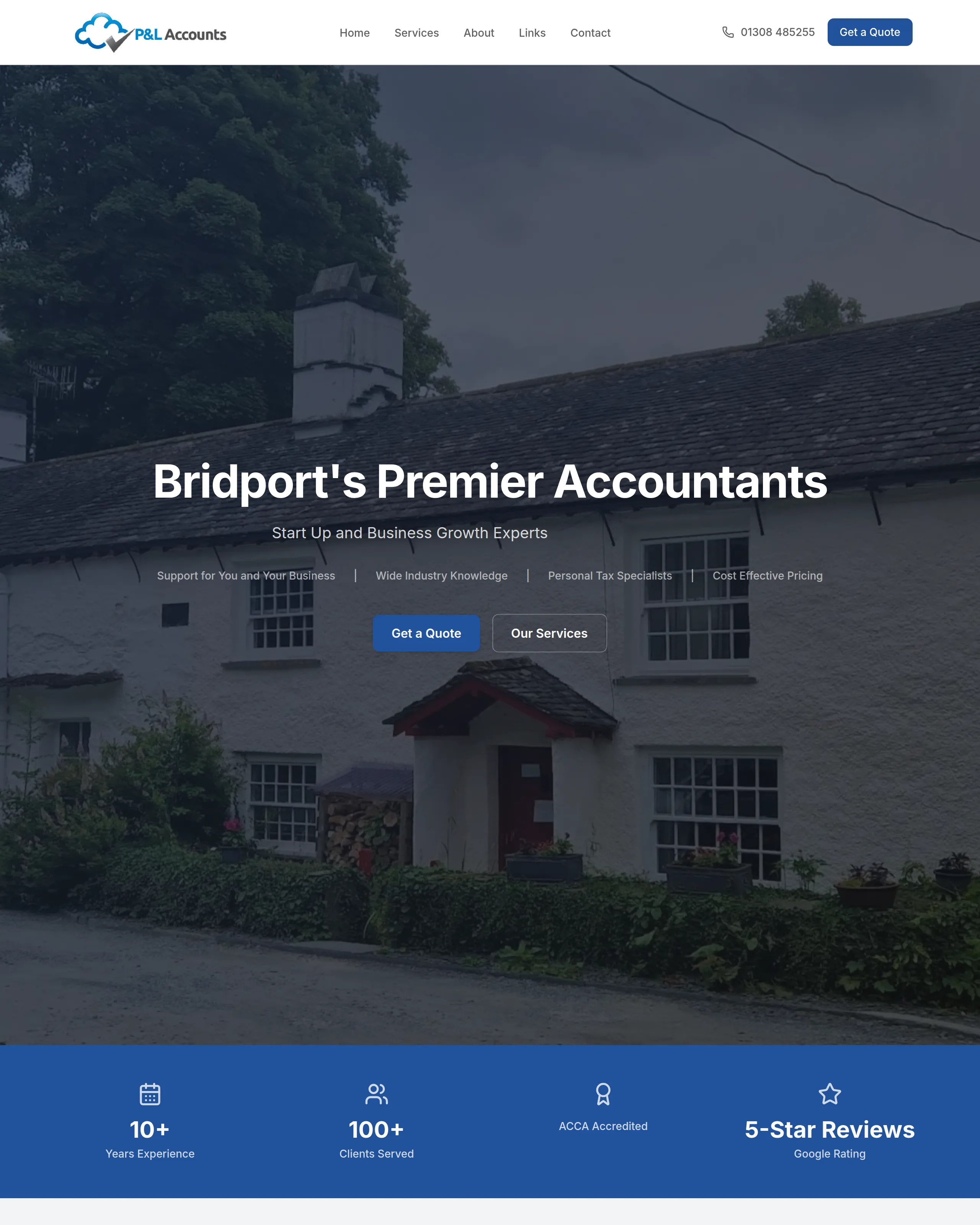 P&L Accounts — live site by ProperSites