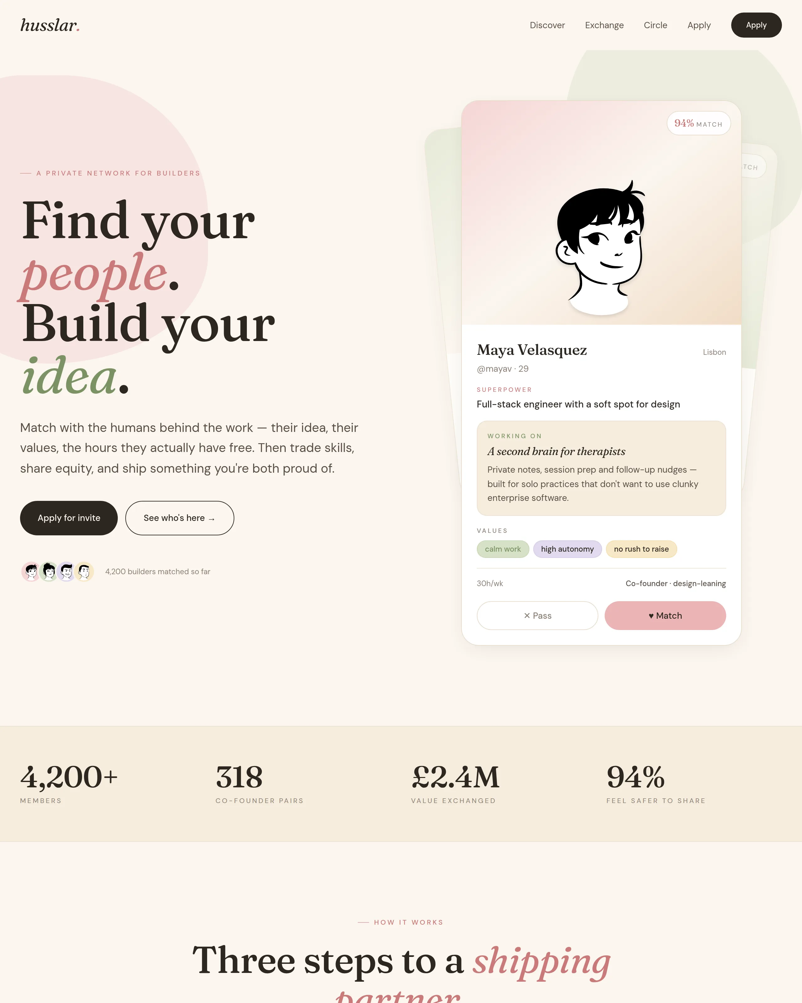 Husslar — live site by ProperSites